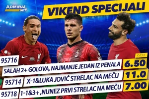 ​AdmiralBet specijal - Salah, Darvin i Luka Jović!